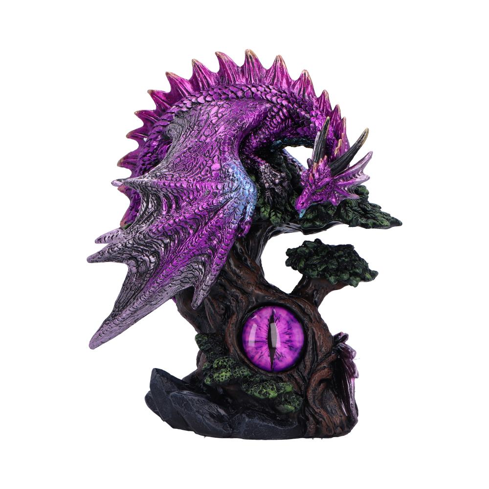 Purple Dragon with Eye Figurine