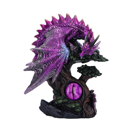 Purple Dragon with Eye Figurine