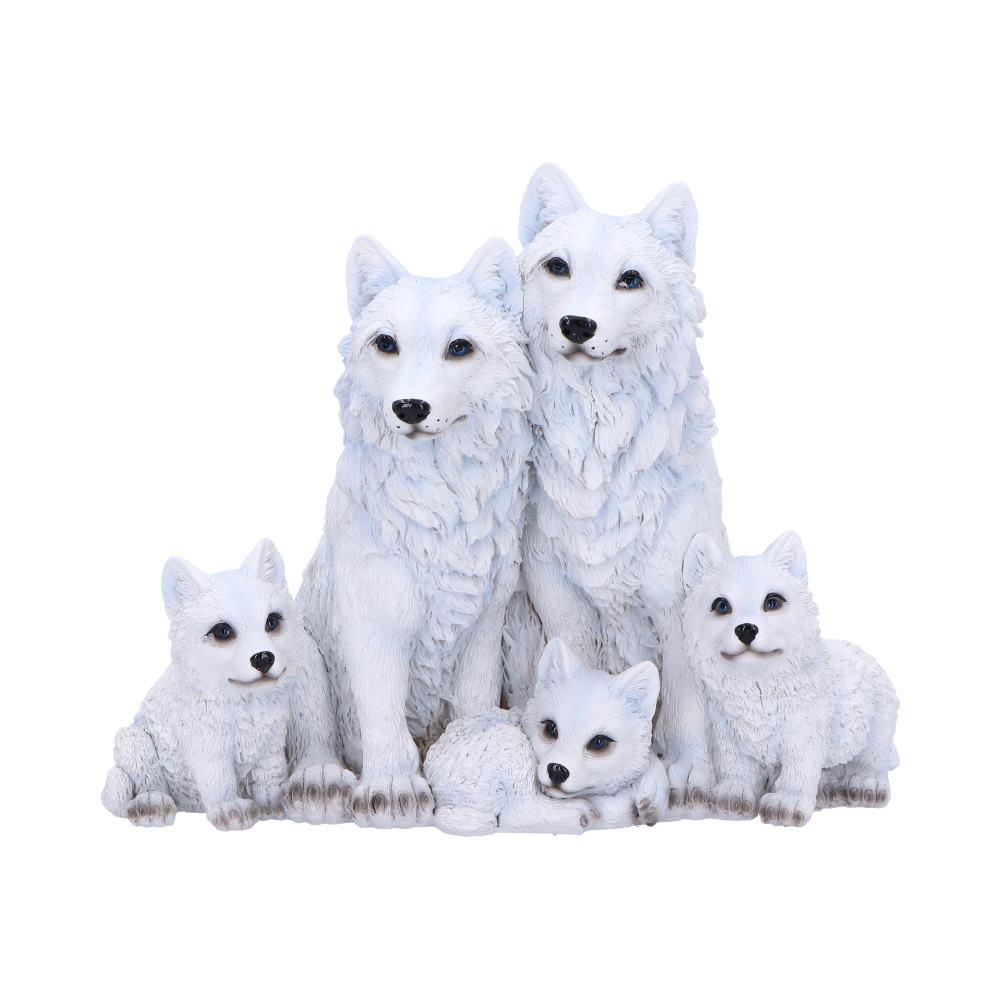 Wolf and Cubs Figurine