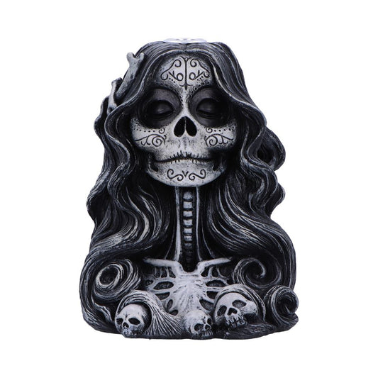Gothic skeleton design with Day of the Dead influence.