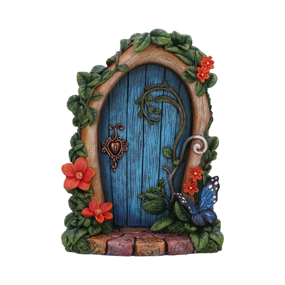 Exquisite fairy door sculpted from high-quality resin, capturing every fine detail